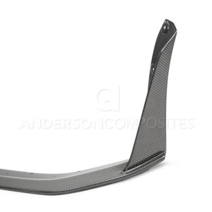Ford Mustang Front Splitter Wickers - Anderson Composites - Carbon Fiber - `20-`21